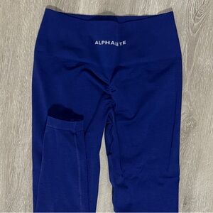 Alphalete jr Royal Blue Leggings